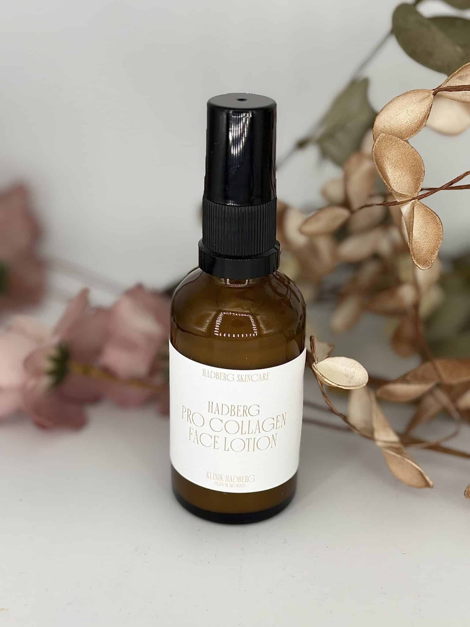 Hadberg Pro Collagen Face Lotion 50 ml - let og fugtgivende lotion med barkekstrakt og naturlige olier, der styrker hudens elasticitet og efterlader den blød og afbalanceret.